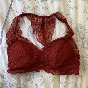 Racerback Maroon Bralette